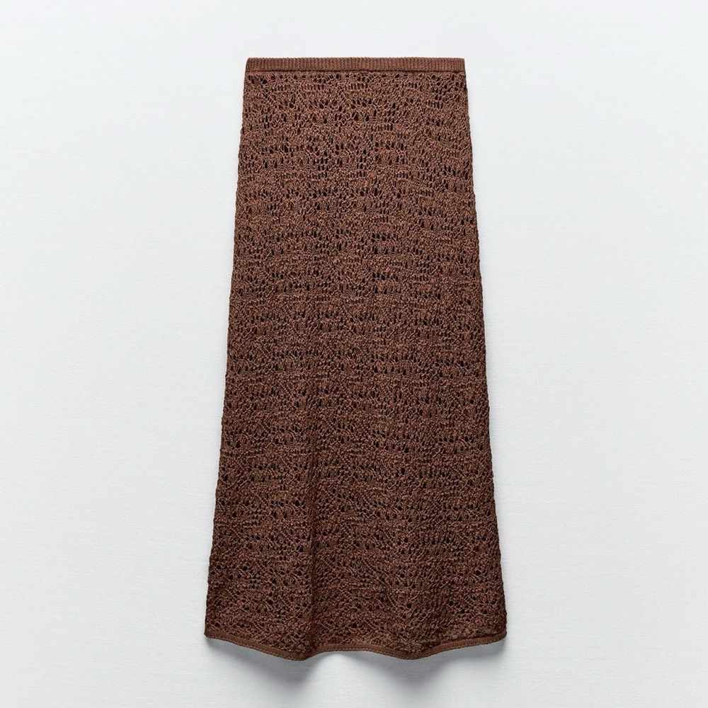 Zara Knit Midi Skirt